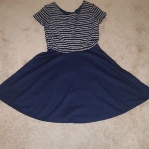 SALE iZ Byer Girl Navy dress, size 16